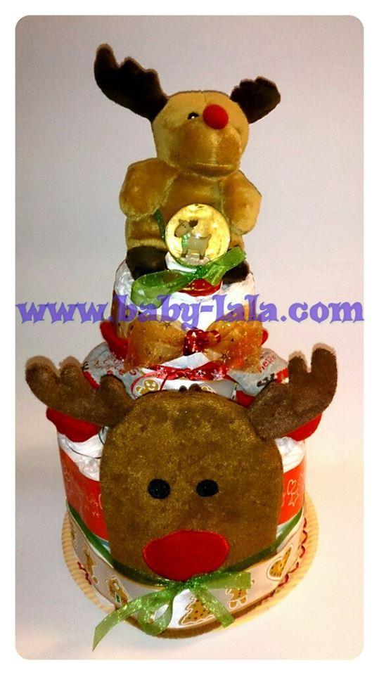 1475947_698467616927141_2532068475282371595_n Windeltorte Renntier Rudolf