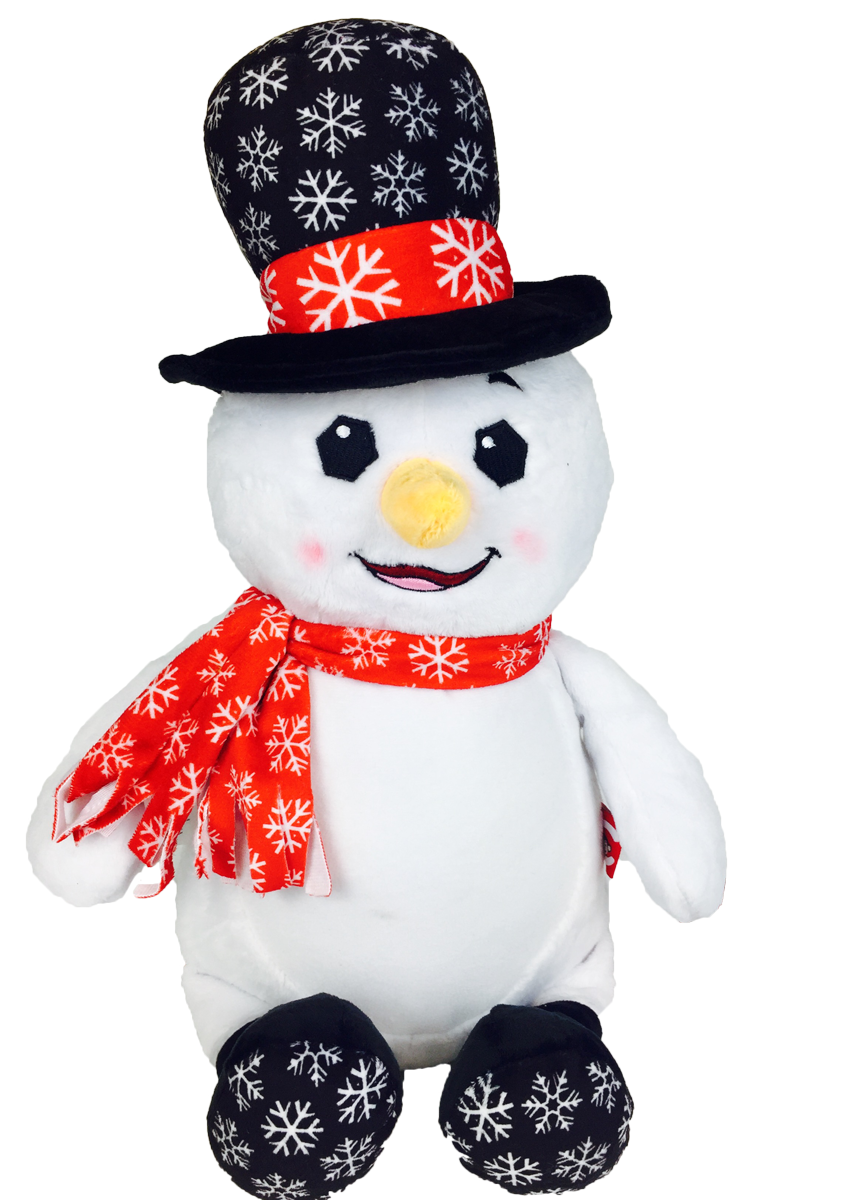 Stofftier - Snowman - Dein personalisierter Schneemann We love you to the North Pole and back !