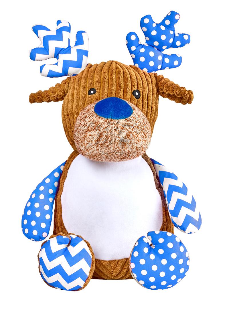 Deer-Blue-Harlequin Blue Deer - Dein personalisiertes Rentier