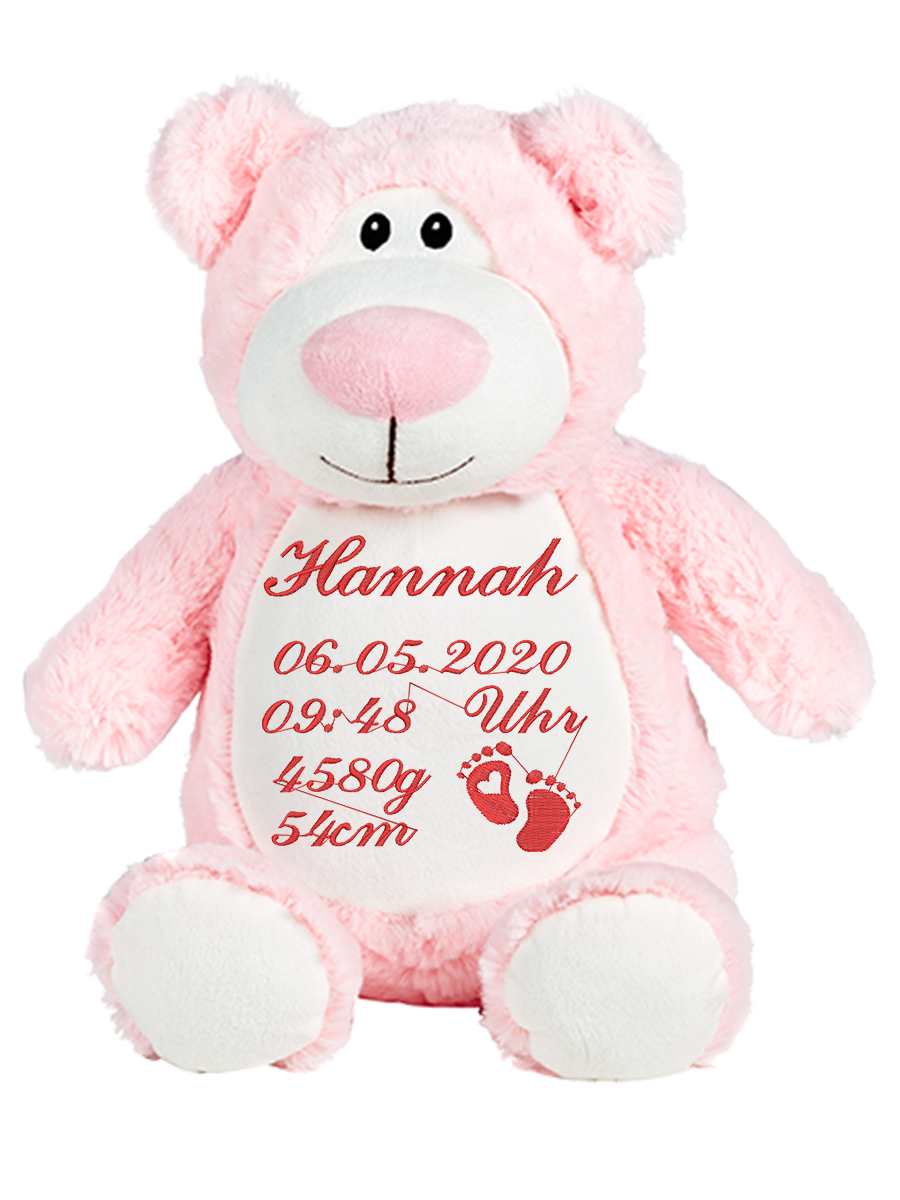 Bear Pink - Dein personalisierter Bär